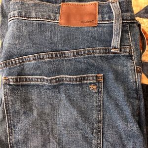 Madewell Tall High Rise Slim Boyjean Size 33 T